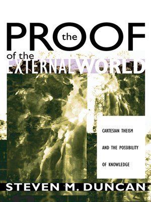 cover image of The Proof of the External World